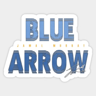 Jamal - Blue Arrow Sticker